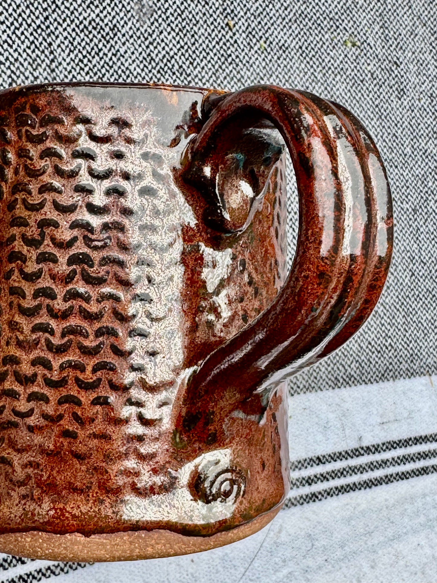 Cozy Cardigan Mug - Molten Iron