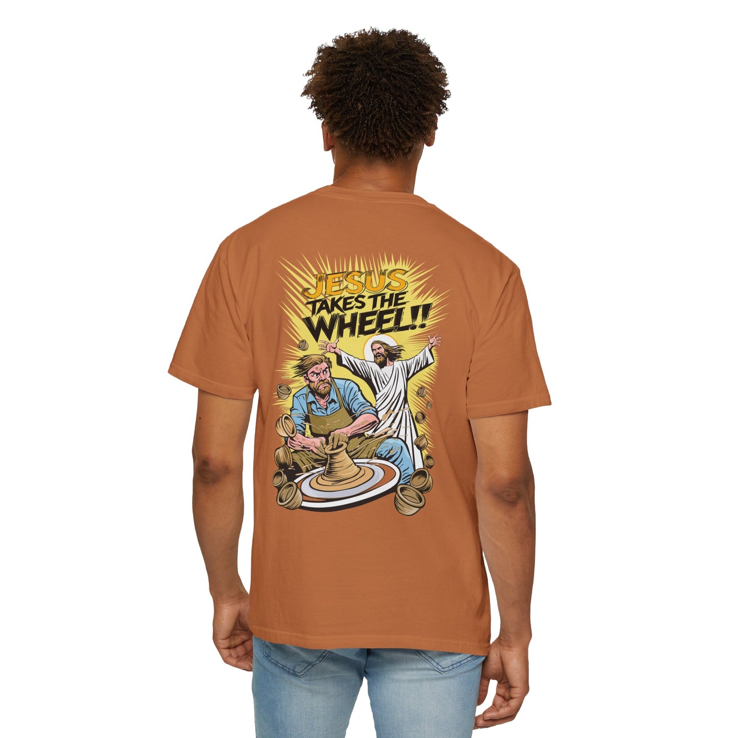 "Jesus Takes the Wheel!!" T-Shirt