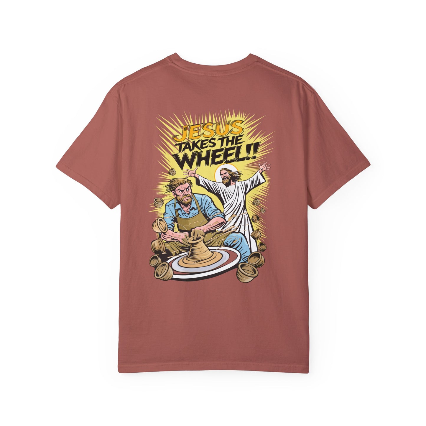 "Jesus Takes the Wheel!!" T-Shirt