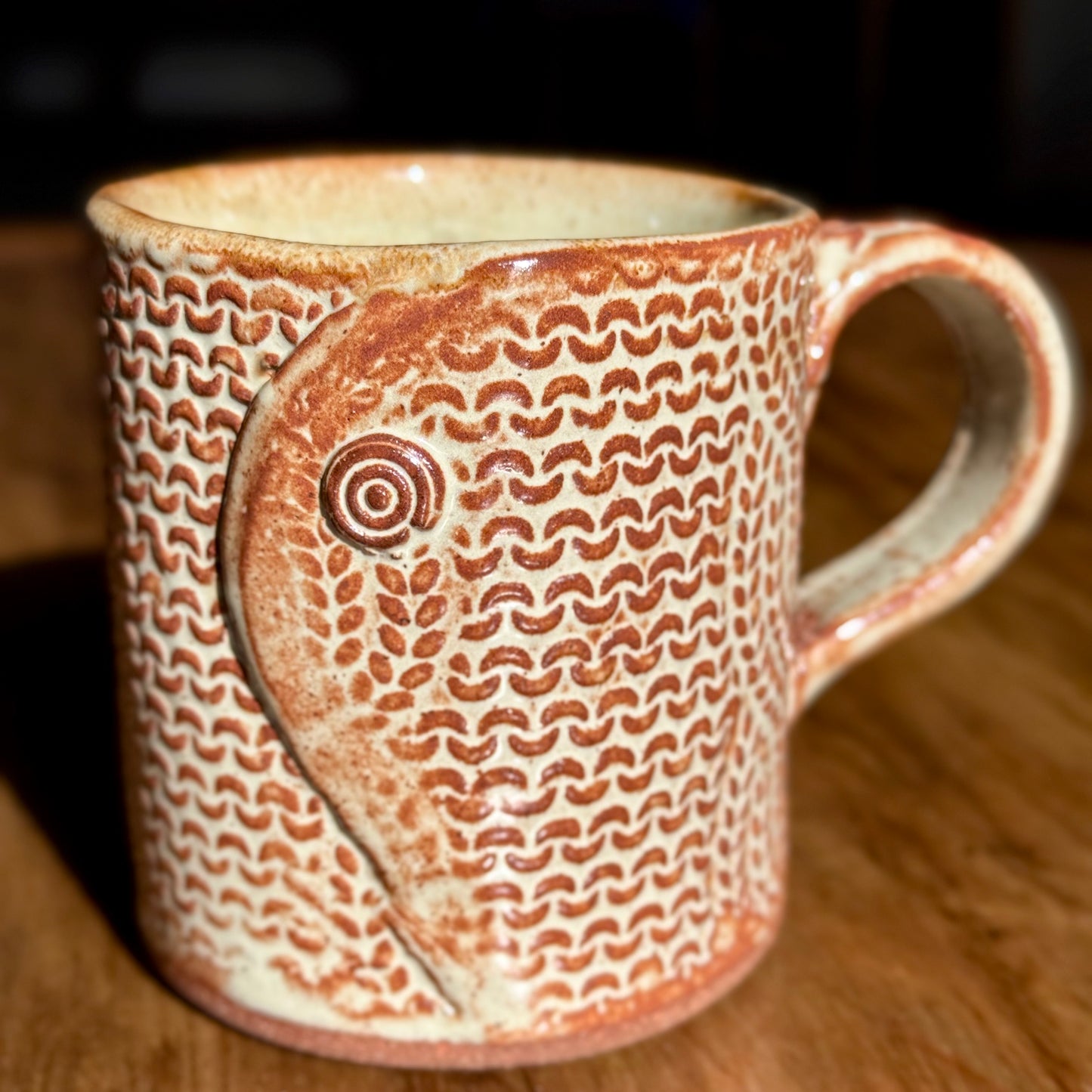 Cozy Cardigan Mug - Folksy White